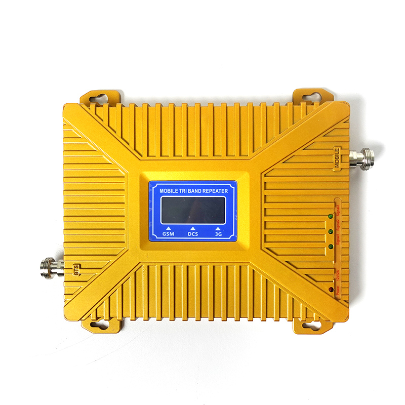 GSM DCS 3G三频段黄色手机信号放大器 信号弱的解决方案